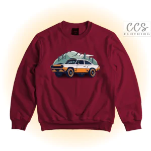 Car Design Printed Sweat Shirt