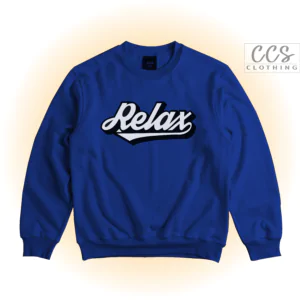 'Relax' Printed Unisex Sweatshirts