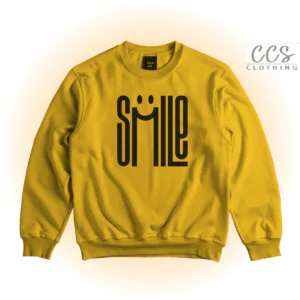 smile sweatshirt for men & women