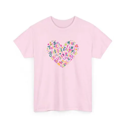 Graceful Heart Cotton T-shirt